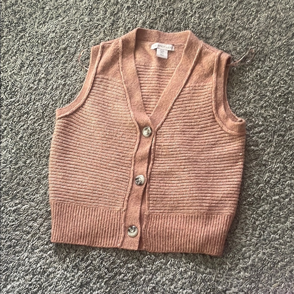 J. Crew Pink V-Neck Sweater